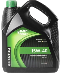 4 PEZZI OLIO QUANTUM MARELLI 15W40 MINERALE 4LT